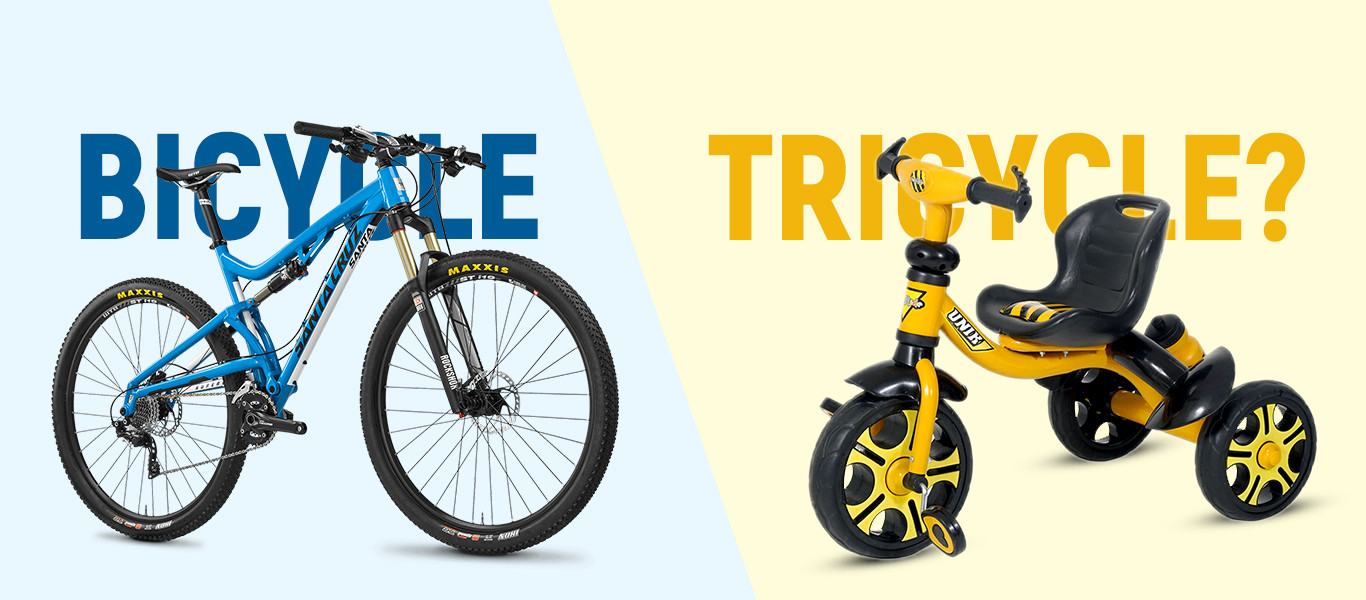 What is the Difference Between a Bicycle and a Tricycle?